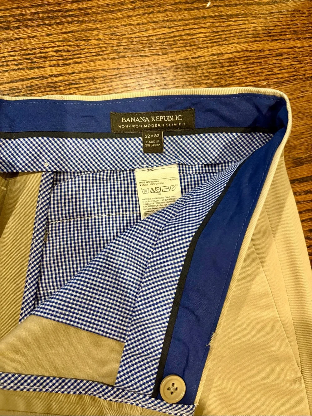 Banana Republic Khaki Dress Chinos in Light Beige